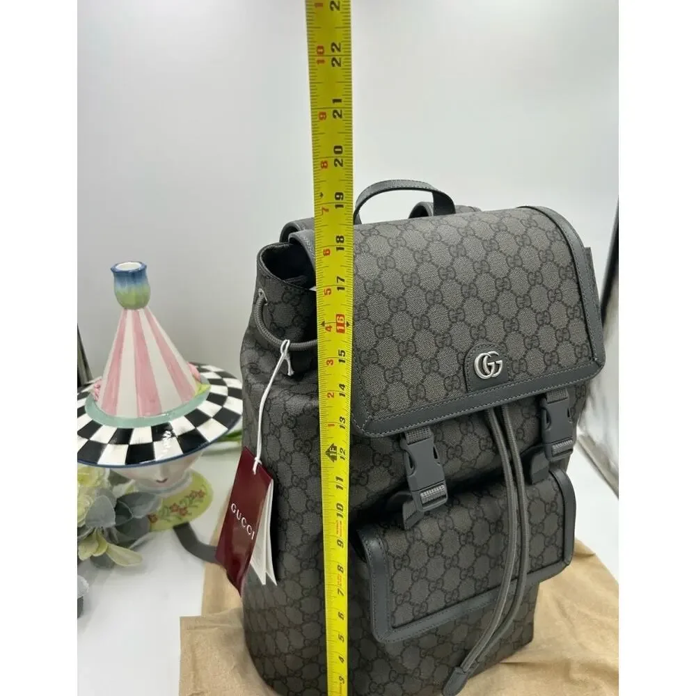 Unisex, Gucci, GG Supreme canvas backpack made in Italy NWT